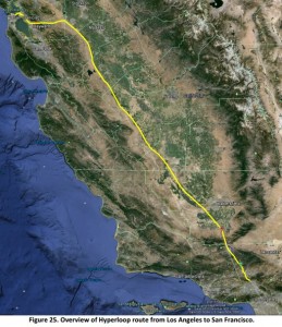 Hyperloop Follows I-5 to Save on Costs #FifthModeofTransportation System Proposed Route Follows Interstate 5
